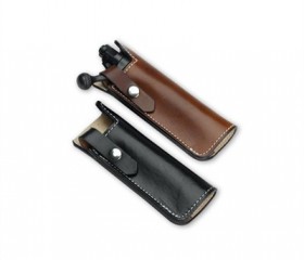 Leather Bolt Holster - Short - Brown