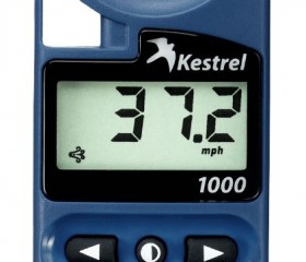 Kestrel 1000 Hand-held windmeter.