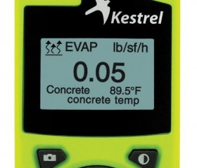 Kestrel 4300 construction weather tracker